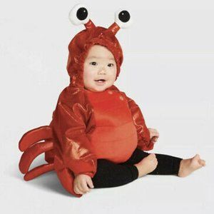 Hyde and Eek! Infant Lobster Crab Costume 6-12M Cute Kid's Halloween Outfit